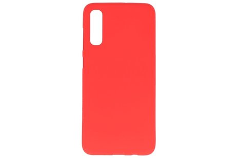 BackCover Hoesje Color Telefoonhoesje voor Samsung Galaxy A50s - Rood