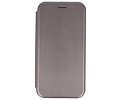 Slim Folio Case - Book Case Telefoonhoesje - Folio Flip Hoesje - Geschikt voor iPhone 11 Pro Max - Grijs