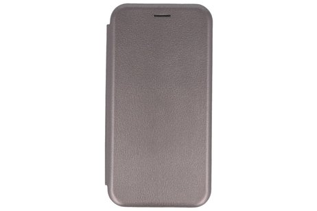 Slim Folio Case - Book Case Telefoonhoesje - Folio Flip Hoesje - Geschikt voor iPhone 11 Pro Max - Grijs