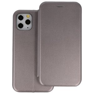 Slim Folio Case - Book Case Telefoonhoesje - Folio Flip Hoesje - Geschikt voor iPhone 11 Pro Max - Grijs