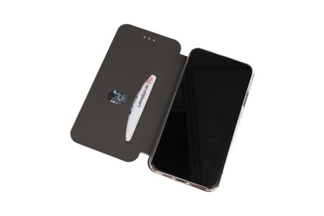 Slim Folio Case - Book Case Telefoonhoesje - Folio Flip Hoesje - Geschikt voor Samsung Galaxy A70s - Goud