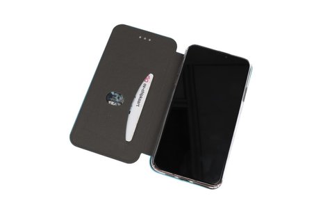Slim Folio Case - Book Case Telefoonhoesje - Folio Flip Hoesje - Geschikt voor Samsung Galaxy Note 10 Plus - Blauw
