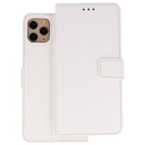 Booktype Telefoonhoesjes - Bookcase Hoesje - Wallet Case -  Geschikt voor iPhone 11 Pro Max - Wit