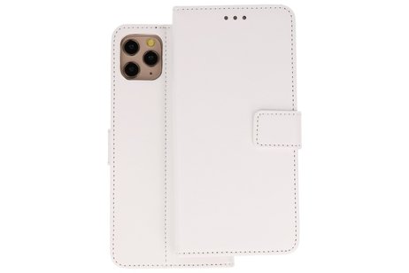 Booktype Telefoonhoesjes - Bookcase Hoesje - Wallet Case -  Geschikt voor iPhone 11 Pro Max - Wit