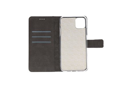 Booktype Telefoonhoesjes - Bookcase Hoesje - Wallet Case -  Geschikt voor iPhone 11 Pro Max - Wit