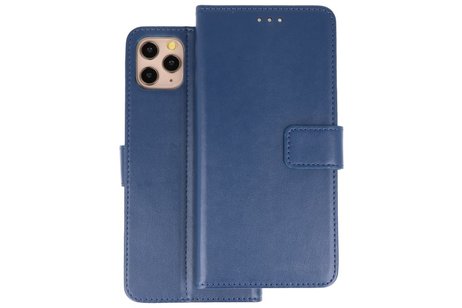 Booktype Telefoonhoesjes - Bookcase Hoesje - Wallet Case -  Geschikt voor iPhone 11 Pro Max - Navy