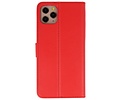 BAOHU Booktype Telefoonhoesjes - Bookcase Hoesje - Wallet Case -  Geschikt voor iPhone 11 Pro Max - Rood