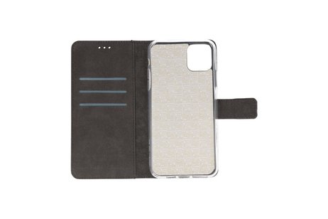 Booktype Telefoonhoesjes - Bookcase Hoesje - Wallet Case -  Geschikt voor iPhone 11 Pro Max - Rood