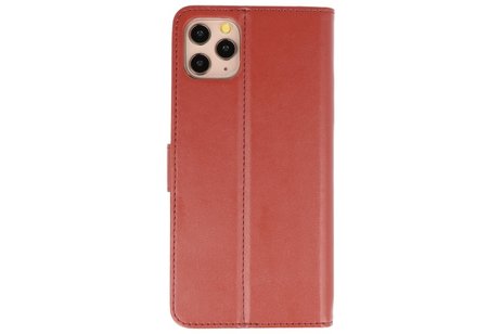 BAOHU Booktype Telefoonhoesjes - Bookcase Hoesje - Wallet Case -  Geschikt voor iPhone 11 Pro Max - Bruin