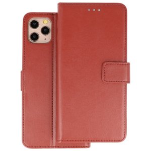 BAOHU Booktype Telefoonhoesjes - Bookcase Hoesje - Wallet Case -  Geschikt voor iPhone 11 Pro Max - Bruin