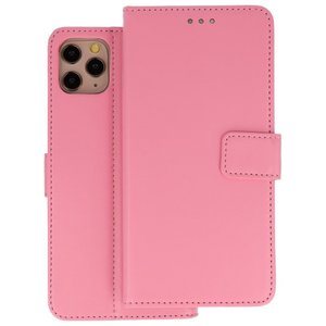 Booktype Telefoonhoesjes - Bookcase Hoesje - Wallet Case -  Geschikt voor iPhone 11 Pro Max - Roze