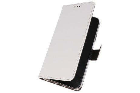 Booktype Telefoonhoesjes - Bookcase Hoesje - Wallet Case -  Geschikt voor Samsung Galaxy A10s - Wit