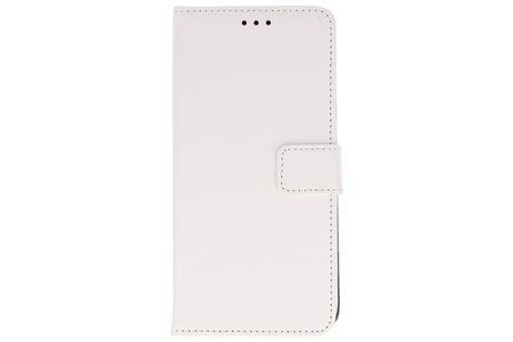 Booktype Telefoonhoesjes - Bookcase Hoesje - Wallet Case -  Geschikt voor Samsung Galaxy A10s - Wit