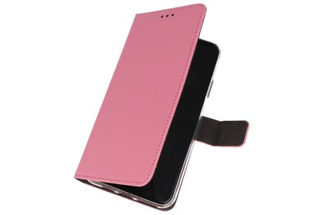 Booktype Telefoonhoesjes - Bookcase Hoesje - Wallet Case -  Geschikt voor Samsung Galaxy A10s - Roze