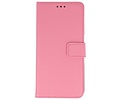Booktype Telefoonhoesjes - Bookcase Hoesje - Wallet Case -  Geschikt voor Samsung Galaxy A10s - Roze