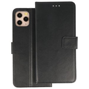 BAOHU Booktype Telefoonhoesjes - Bookcase Hoesje - Wallet Case -  Geschikt voor iPhone 11 Pro - Zwart