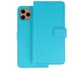 Booktype Telefoonhoesjes - Bookcase Hoesje - Wallet Case -  Geschikt voor iPhone 11 Pro - Blauw