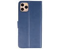 Booktype Telefoonhoesjes - Bookcase Hoesje - Wallet Case -  Geschikt voor iPhone 11 Pro - Navy