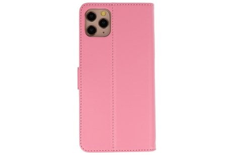 BAOHU Booktype Telefoonhoesjes - Bookcase Hoesje - Wallet Case -  Geschikt voor iPhone 11 Pro - Roze