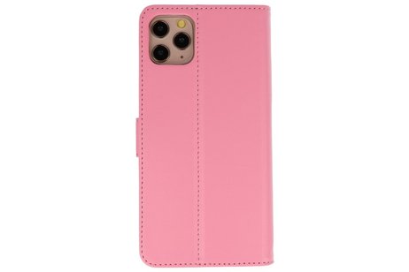 Booktype Telefoonhoesjes - Bookcase Hoesje - Wallet Case -  Geschikt voor iPhone 11 Pro - Roze