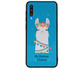 No Drama LLama TPU Hoesje Blauw Voor Samsung Galaxy A50