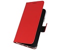 Booktype Telefoonhoesjes - Bookcase Hoesje - Wallet Case -  Geschikt voor Samsung Galaxy A50s - Rood