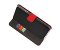 Booktype Telefoonhoesjes - Bookcase Hoesje - Wallet Case -  Geschikt voor Samsung Galaxy A50s - Rood