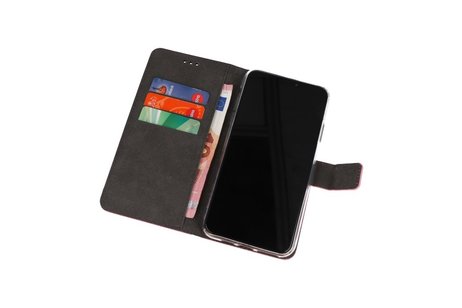 Booktype Telefoonhoesjes - Bookcase Hoesje - Wallet Case -  Geschikt voor Samsung Galaxy A50s - Roze