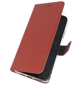 Wallet Cases Hoesje Samsung Galaxy A70s Bruin