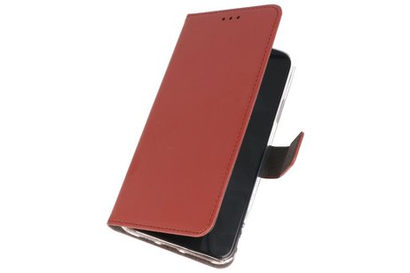 Booktype Telefoonhoesjes - Bookcase Hoesje - Wallet Case -  Geschikt voor Samsung Galaxy A70s - Bruin