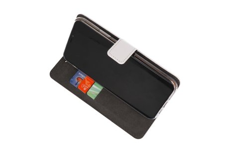 Booktype Telefoonhoesjes - Bookcase Hoesje - Wallet Case -  Geschikt voor Samsung Galaxy Note 10 - Wit