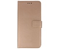 Booktype Telefoonhoesjes - Bookcase Hoesje - Wallet Case -  Geschikt voor Samsung Galaxy Note 10 - Goud