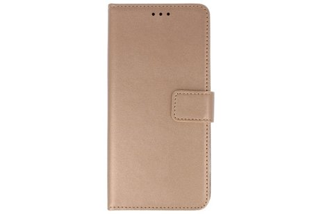 Booktype Telefoonhoesjes - Bookcase Hoesje - Wallet Case -  Geschikt voor Samsung Galaxy Note 10 - Goud