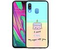 Cute Cake TPU Hoesje - Backcover Geschikt voor Samsung Galaxy A40