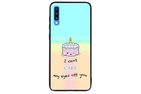 Cute Cake TPU Hoesje - Backcover Geschikt voor Samsung Galaxy A70