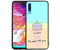 Cute Cake TPU Hoesje - Backcover Geschikt voor Samsung Galaxy A70