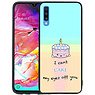 Samsung Galaxy A70 Hoesje Cute Cake Design