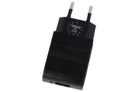 Thuislader USB 2.1 A Zwart