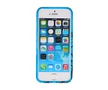 Blauw Vlinder TPU Case Cover Hoesje voor Apple iPhone 5/5s/SE