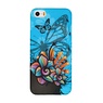 Blauw Vlinder TPU Case Cover Hoesje voor Apple iPhone 5/5s/SE