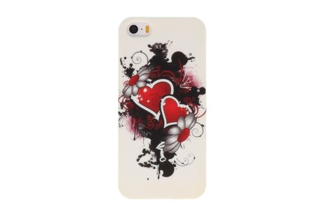 Harten TPU Case Cover Hoesje - Geschikt voor Apple iPhone 5/5s/SE
