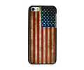 USA Hard Case Cover Hoesje - Geschikt voor Apple iPhone 5C