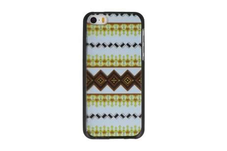 Bruin Ruit Hard Case Cover Hoesje voor Apple iPhone 5C