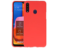 BAOHU Hoesje Geschikt voor de Samsung Galaxy A20s - Backcover Color Telefoonhoesje - Rood