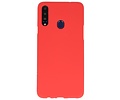 BAOHU Hoesje Geschikt voor de Samsung Galaxy A20s - Backcover Color Telefoonhoesje - Rood