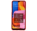 BAOHU Hoesje Geschikt voor de Samsung Galaxy A20s - Backcover Color Telefoonhoesje - Rood