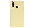 BackCover Hoesje Color Telefoonhoesje voor Samsung Galaxy A20s - Geel