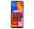 BAOHU Hoesje Geschikt voor de Samsung Galaxy A20s - Backcover Color Telefoonhoesje - Geel