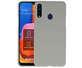 BAOHU Hoesje Geschikt voor de Samsung Galaxy A20s - Backcover Color Telefoonhoesje - Grijs