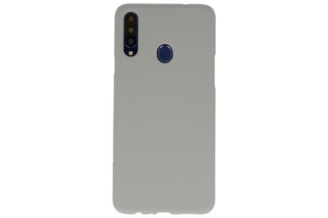 BackCover Hoesje Color Telefoonhoesje voor Samsung Galaxy A20s - Grijs